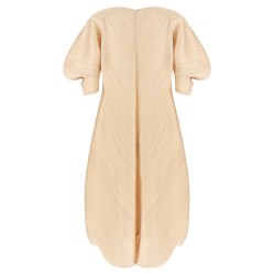 Sculptural sleeve dress