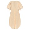 Sculptural sleeve dress