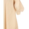 Sculptural sleeve dress
