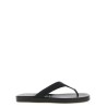 Jacquard thong sandals