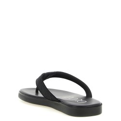 Jacquard thong sandals