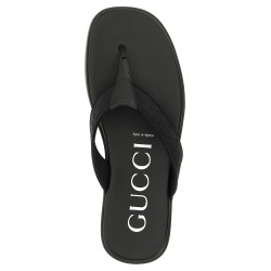 Jacquard thong sandals