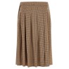 Pleated midi skirt
