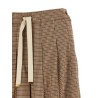 Pleated midi skirt