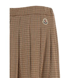 Pleated midi skirt