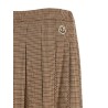 Pleated midi skirt
