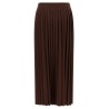 Knitted pleated skirt