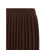 Knitted pleated skirt