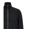 Two-material cardigan