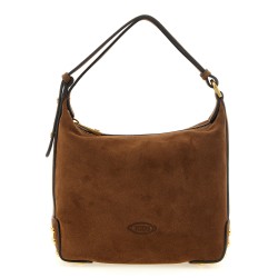 'Gommini' mini suede shoulder bag