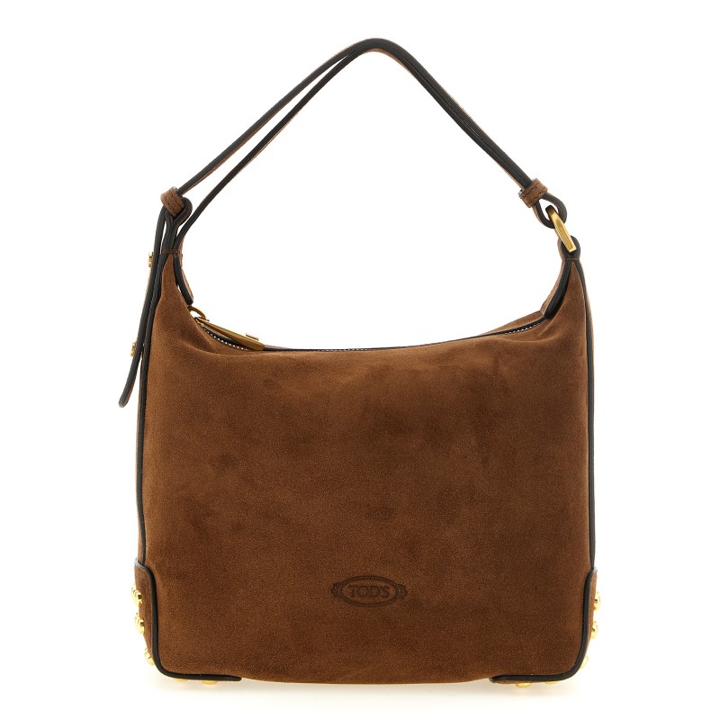 'Gommini' mini suede shoulder bag