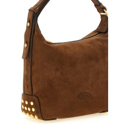 'Gommini' mini suede shoulder bag