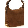 'Gommini' mini suede shoulder bag