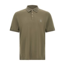 Logo piqué polo shirt