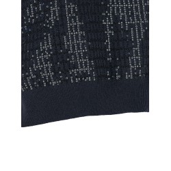 Sequin embroidered sweater