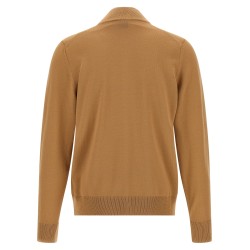 Shaved knit cardigan