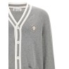 Heraldic logo cardigan