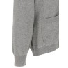 Heraldic logo cardigan