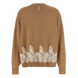 Lace insert cardigan