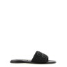 Braided slides with logo