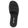 Braided slides with logo