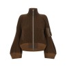'Nylon Twill x Wool Knit' blouson