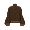 'Nylon Twill x Wool Knit' blouson
