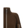 'Nylon Twill x Wool Knit' blouson