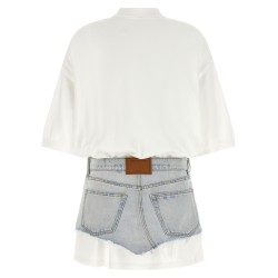 Denim skirt polo dress
