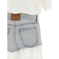 Denim skirt polo dress