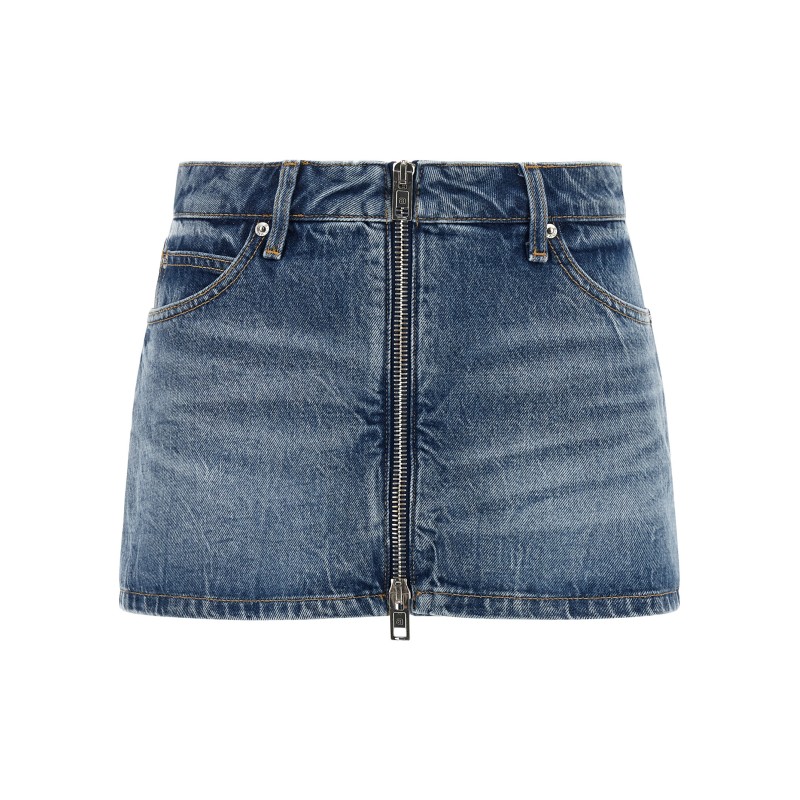 Denim skort