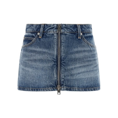 Denim skort
