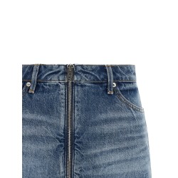 Denim skort