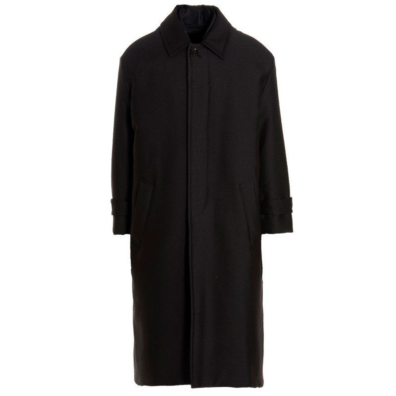 Valentino Pink PP Collection reversible long coat