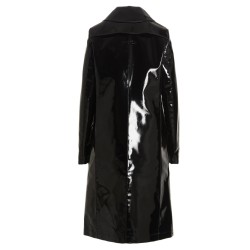 Vinyl trench coat