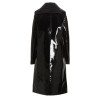 Vinyl trench coat