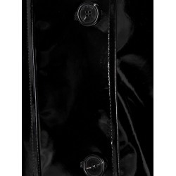 Vinyl trench coat
