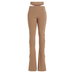 Cut out pants with lacing
