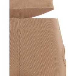 Cut out pants with lacing