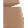 Cut out pants with lacing