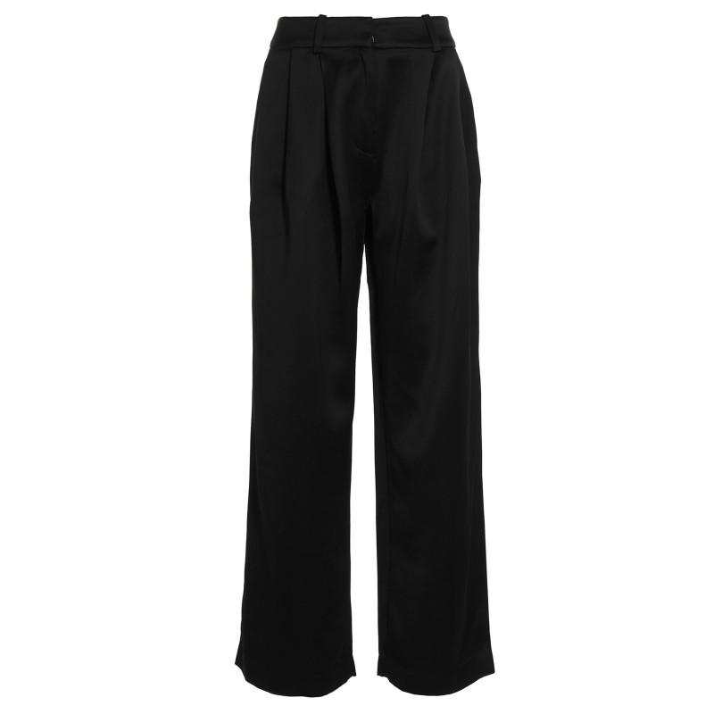 Pants with front pleats