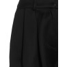 Pants with front pleats