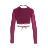 Cropped georgette top