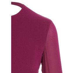 Cropped georgette top