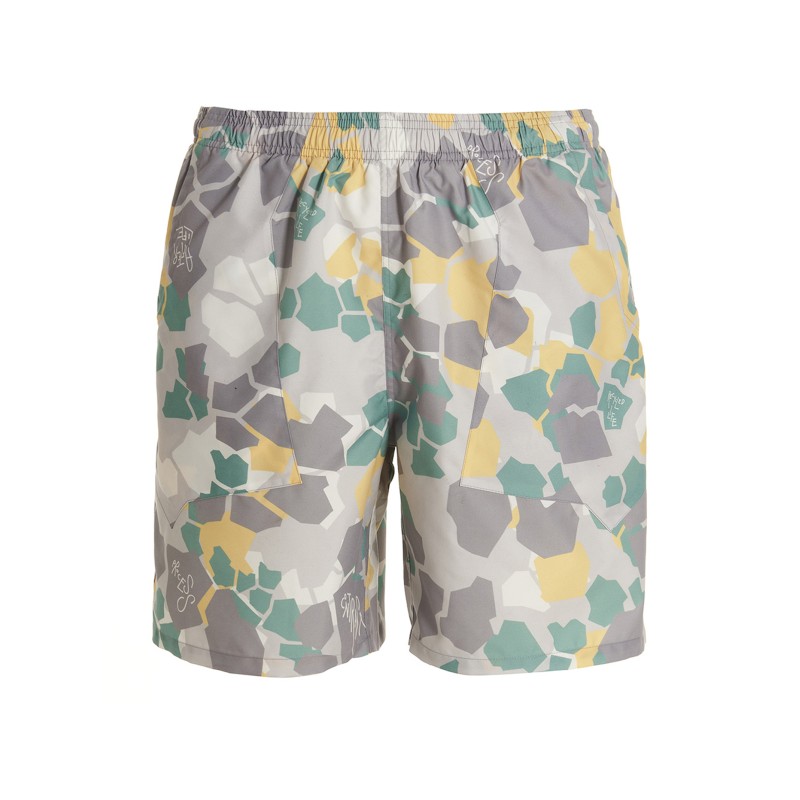 Printed beach shorts