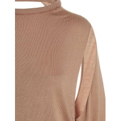 Cut out insert top sweater