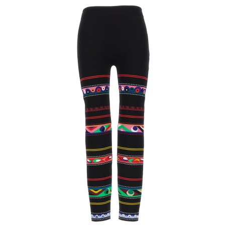 Jacquard patterned leggings