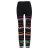 Jacquard patterned leggings