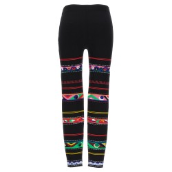 Jacquard patterned leggings