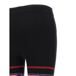 Jacquard patterned leggings